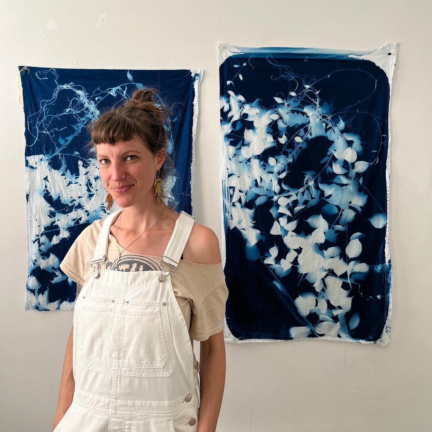 UPSTREAM ARTIST FELLOW HIGHLIGHT. Nicole Sarah Simpkins (She/They) is one half of a duo with collaborator Phillip Devany (He/Him).The artist to his biologist, this pair is revolutionizing our relationship with nature. Nicole makes large scale mixed-media installation work that incorporates printmaking and drawing and explores the cultural understanding of invasive plants.#MNArtist #MinnesotaArt #LovingWhereWeLive #MNUpstream — from Instagram